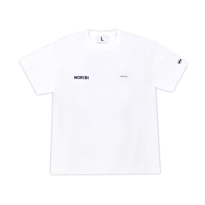 fragment design × Mori Art Museum MORIBI White T-Shirt Hiroshi Fujiwara