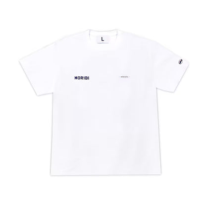fragment design × Mori Art Museum MORIBI White T-Shirt Hiroshi Fujiwara