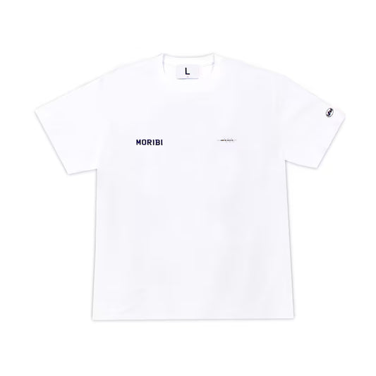 fragment design × Mori Art Museum MORIBI White T-Shirt Hiroshi Fujiwara