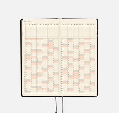 Hobonichi Techo Planner Weeks 2026 Junji Ito Tomie “Haunting Beauty” (January Start)
