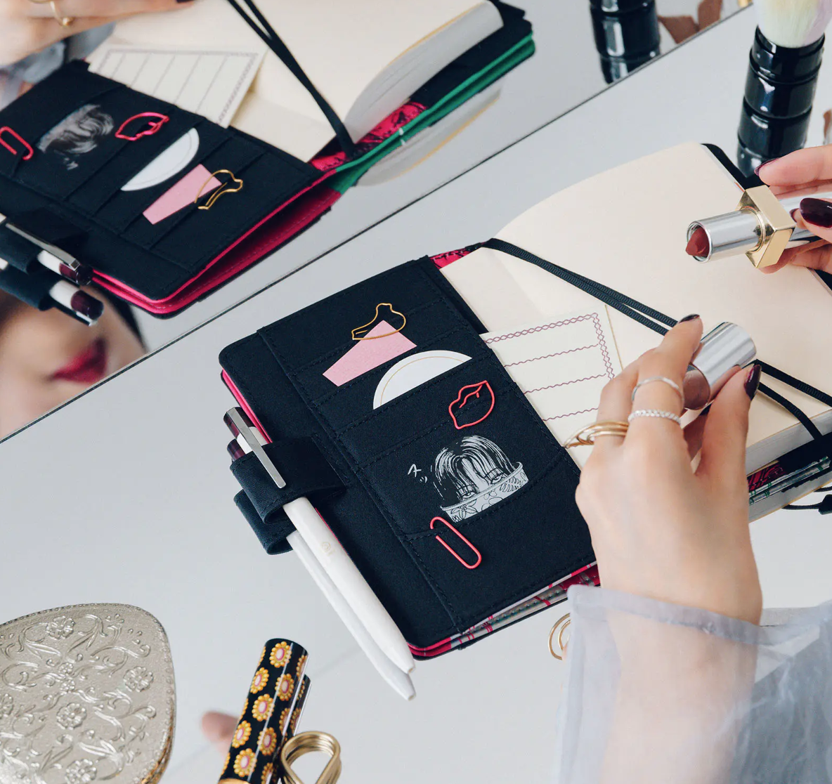 Hobonichi Techo Cover (A6 Original)  – Junji Ito “Tomie Smirk” Planner Cover