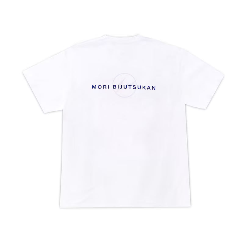fragment design × Mori Art Museum MORIBI White T-Shirt Hiroshi Fujiwara