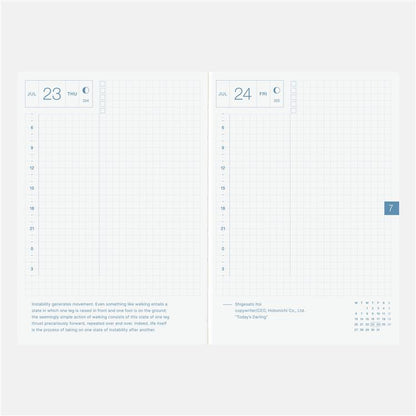 Hobonichi Techo Planner English Edition 2026 A6 (January Start)