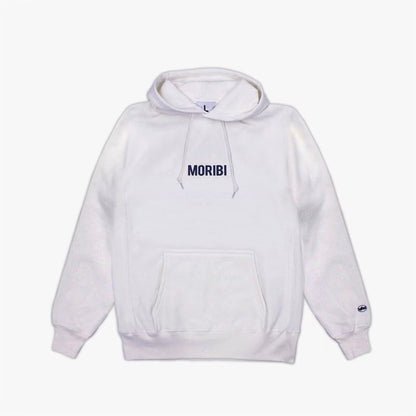 fragment design × Mori Art Museum MORIBI Hoodie White Hiroshi Fujiwara