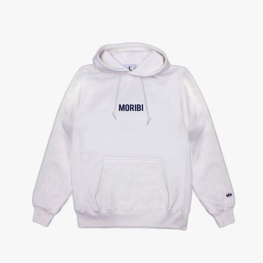 fragment design × Mori Art Museum MORIBI Hoodie White Hiroshi Fujiwara