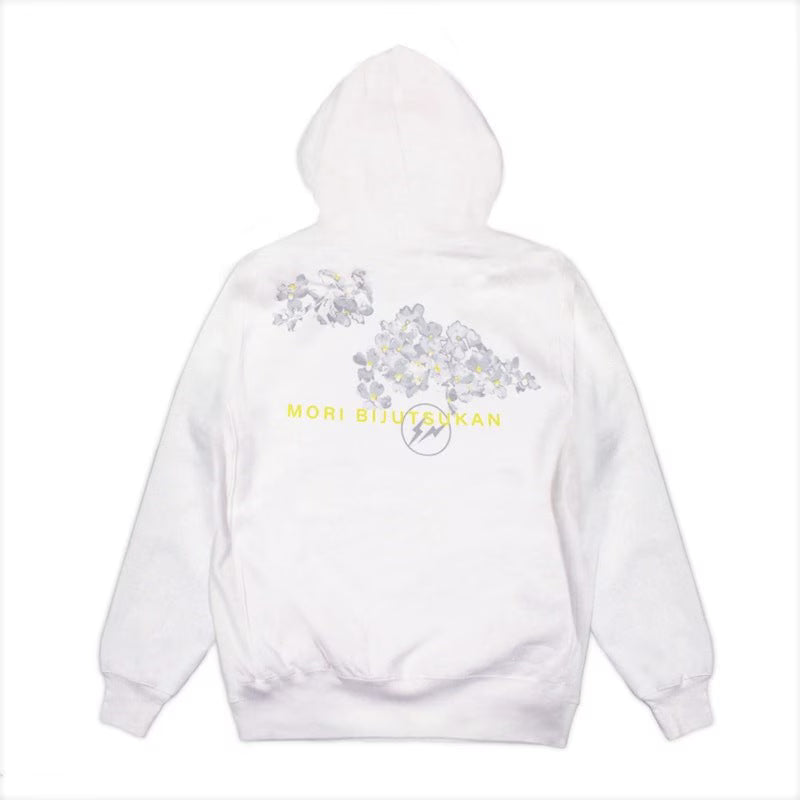 fragment design × Mori Art Museum MORIBI Flower Hoodie Hiroshi Fujiwara