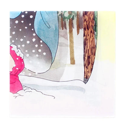 Isamu Gakiya Artist Collaboration Handkerchief – “I Love Snow!” (Japan Limited Edition)