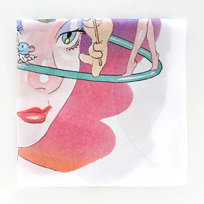 Isamu Gakiya Artist Collaboration Handkerchief – “Noisy March” (Japan Limited Edition)