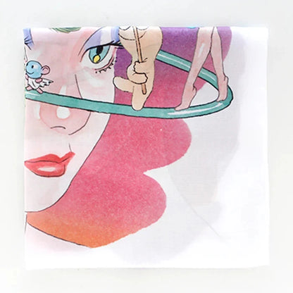 Isamu Gakiya Artist Collaboration Handkerchief – “Noisy March” (Japan Limited Edition)