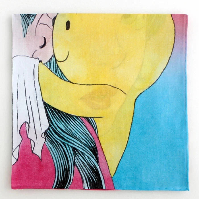 Isamu Gakiya Artist Collaboration Handkerchief – “Sleep for 12 Hours on Sad Days” (Japan Limited Edition)