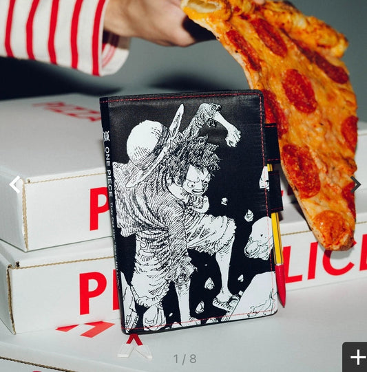 Hobonichi Techo Cover 2026 (A6 Original) – ONE PIECE Monkey D. Luffy Black Official Collaboration