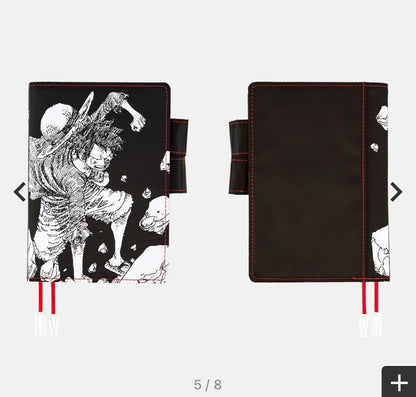 Hobonichi Techo Cover 2026 (A6 Original) – ONE PIECE Monkey D. Luffy Black Official Collaboration