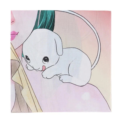 Isamu Gakiya Artist Collaboration Handkerchief – “Eat What You Love on Busy Days” (Japan Limited Edition)