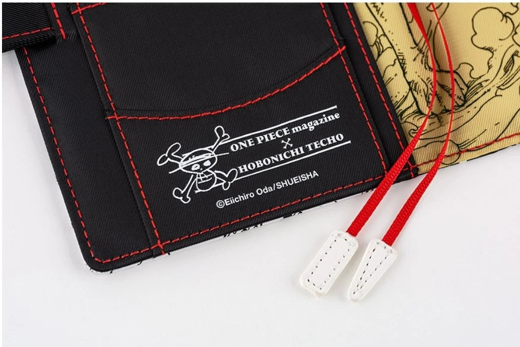 Hobonichi Techo Cover 2026 (A6 Original) – ONE PIECE Monkey D. Luffy Black Official Collaboration