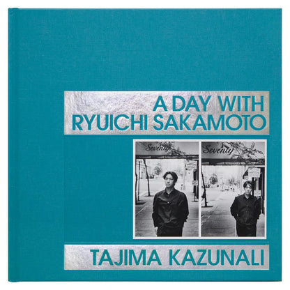 A Day with Ryuichi Sakamoto — First Edition Silver Foil Photo Book Photographs by Kazunali Tajima