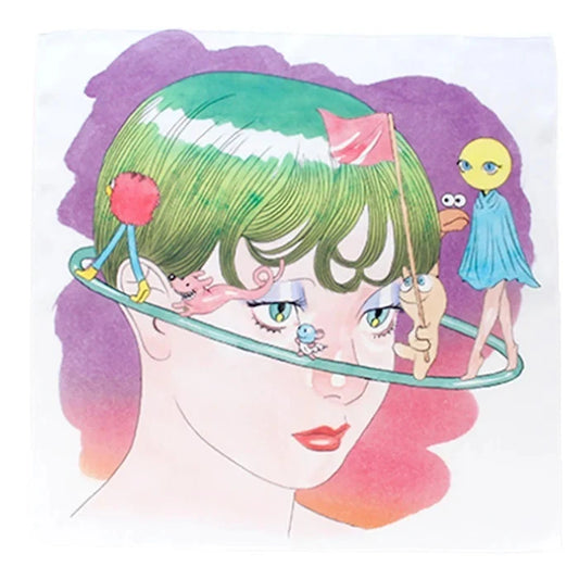 Isamu Gakiya Artist Collaboration Handkerchief – “Noisy March” (Japan Limited Edition)